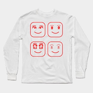 Cube face 16 Long Sleeve T-Shirt